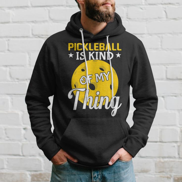 Pickleball Ist Irgendwie Mein Ding Pickleball-Liebhaber Kapuzenpullover Geschenke für Ihn