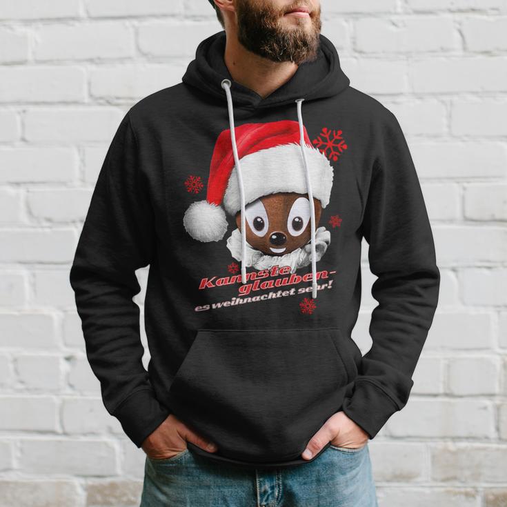 Pittiplatsch Kannste Glauben Es Weihnachtet Sehr Kapuzenpullover Geschenke für Ihn