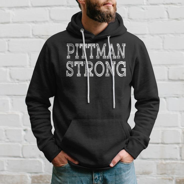 Pittman Strong Squad Family Reunion Last Name Team Custom Kapuzenpullover Geschenke für Ihn