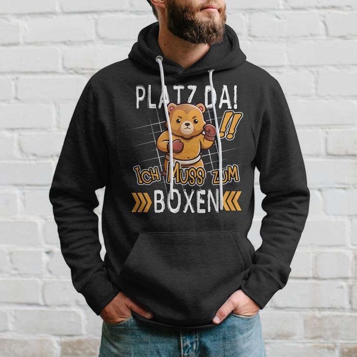 Platz Da Ich Muss Zum Boxing Bear Boxer Kapuzenpullover Geschenke für Ihn