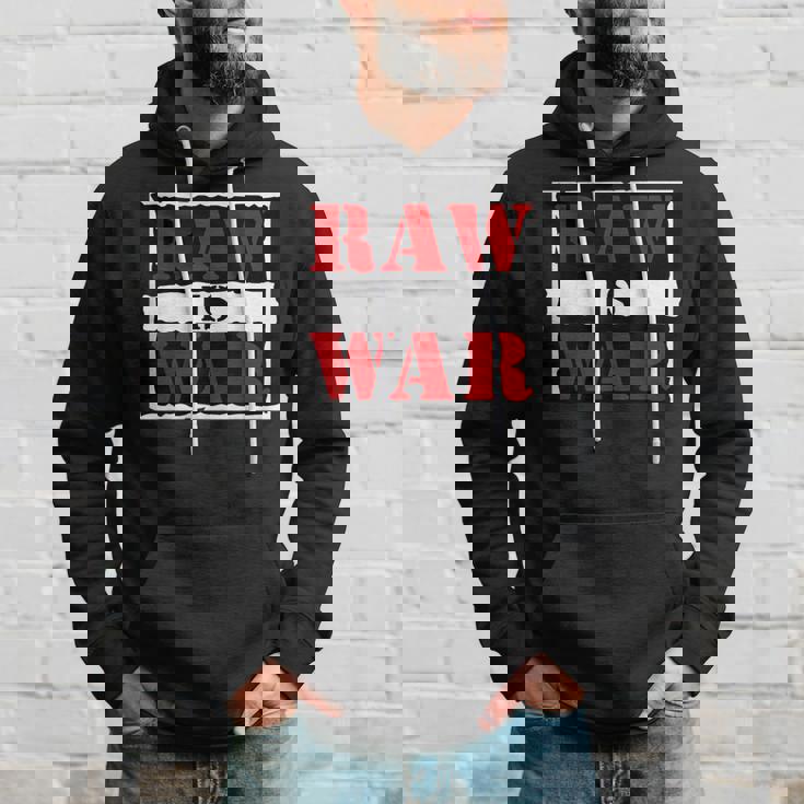 Raw Is War Wrestling Era Famous Quote Vintage 90S Wrestling Hoodie Gifts for Him