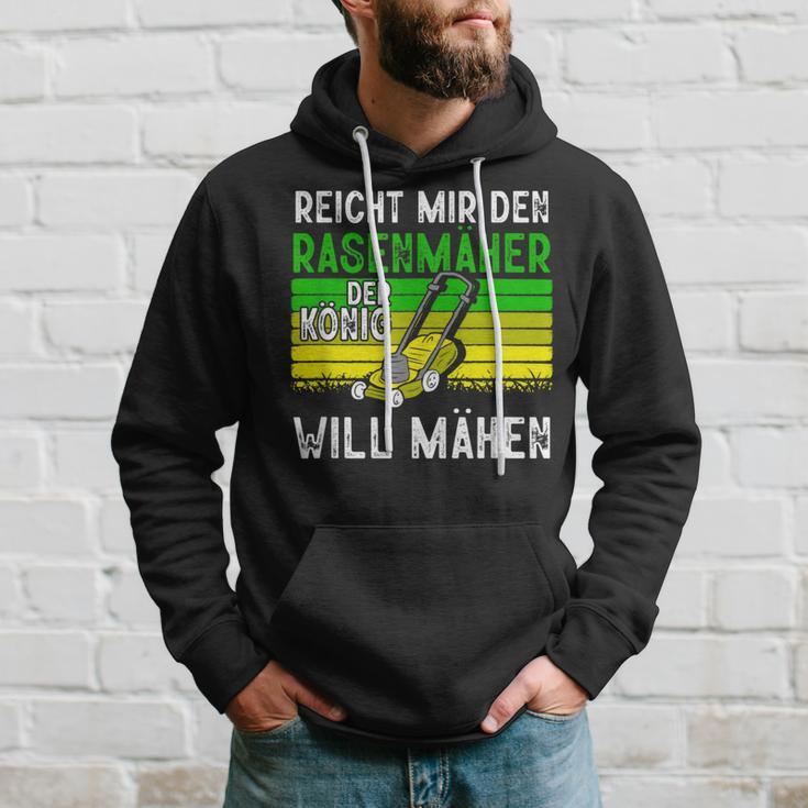 Reicht Mir Den Rasenmäer König Gardener Kapuzenpullover Geschenke für Ihn