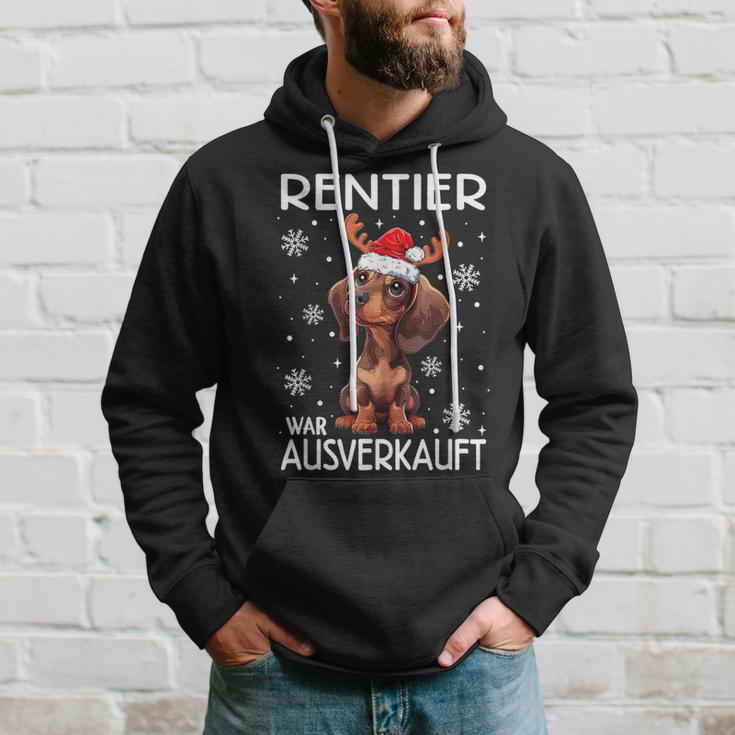 Reindeer Was Out Sold Dachshund Christmas Kapuzenpullover Geschenke für Ihn