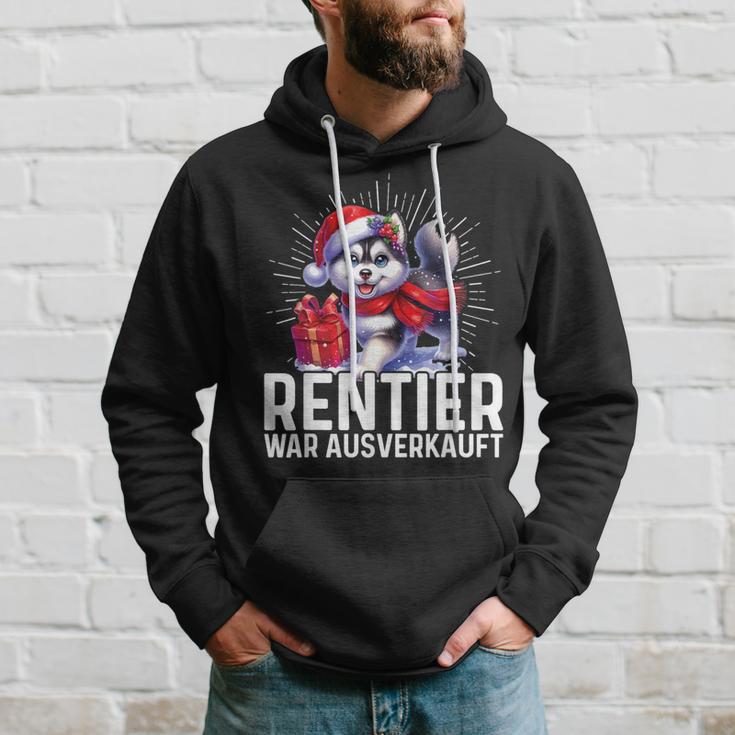 Reindeer War Ausverkauft Weihnachten Husky Fest Slogan Kapuzenpullover Geschenke für Ihn