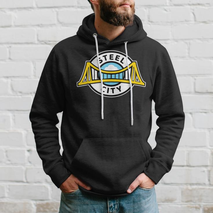 Sl City Pittsburgh Logo Der Stadt Der Brücken Kapuzenpullover Geschenke für Ihn