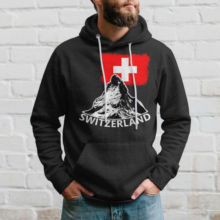 Switzerland Matterhorn Switzerland Alps Kapuzenpullover Geschenke für Ihn