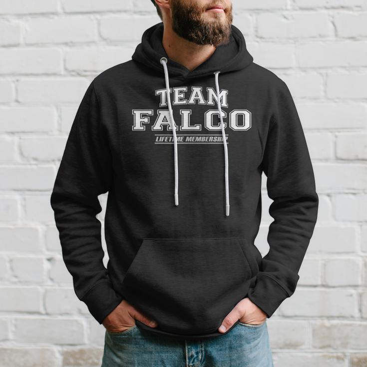 Team Falco Proud Surname Kapuzenpullover Geschenke für Ihn