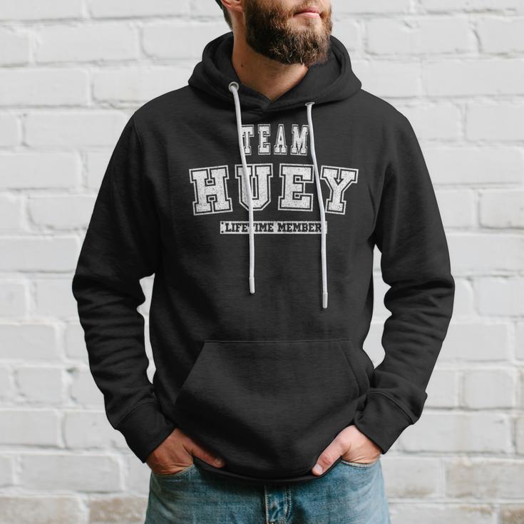 Team Huey Lifetime Member Family Last Name Kapuzenpullover Geschenke für Ihn