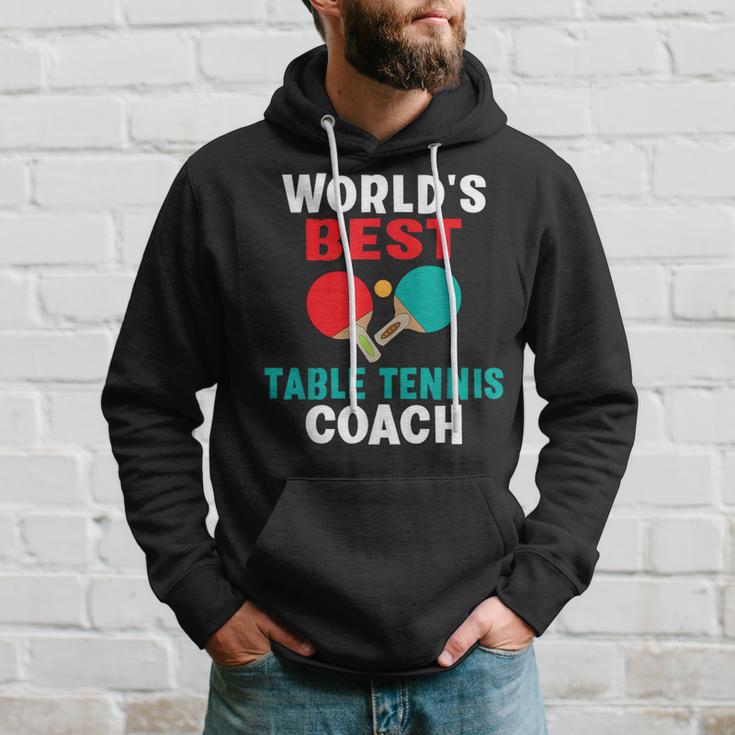 World Best Table Tennis Trainer Kapuzenpullover Geschenke für Ihn