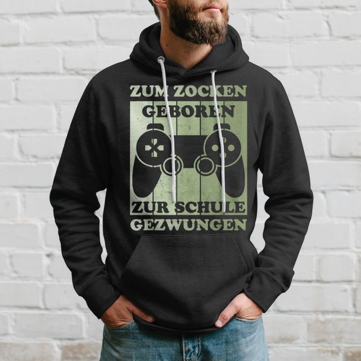 Zum Zocken Geboren Kinder Gamer Gamer Gamer Idea Kapuzenpullover Geschenke für Ihn