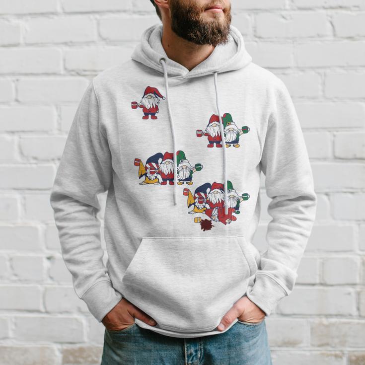 Ein Glühwein Swei Glühwein Wichtel Christmas Long-Sleeved Kapuzenpullover Geschenke für Ihn