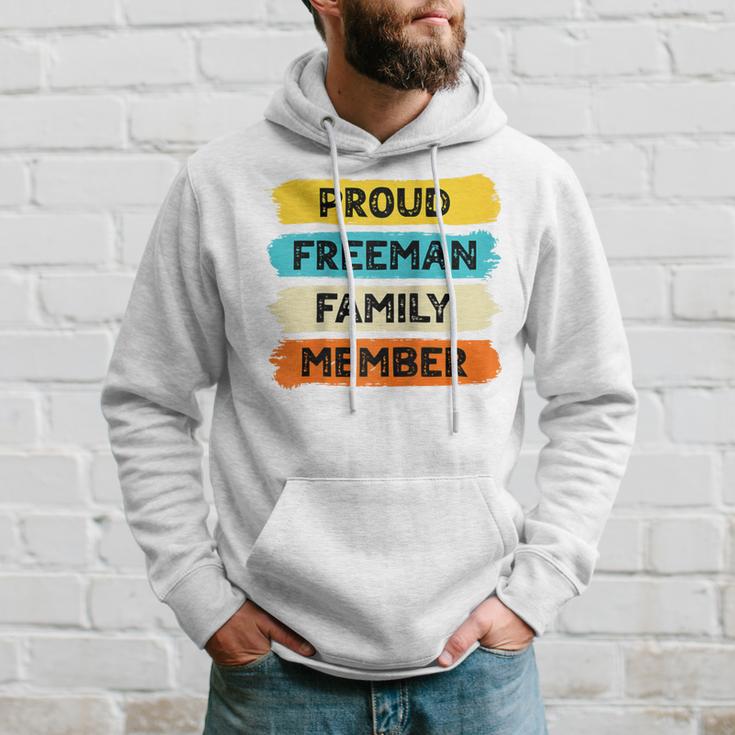 Freeman Retro Freeman Nachname Freeman Raglan Kapuzenpullover Geschenke für Ihn