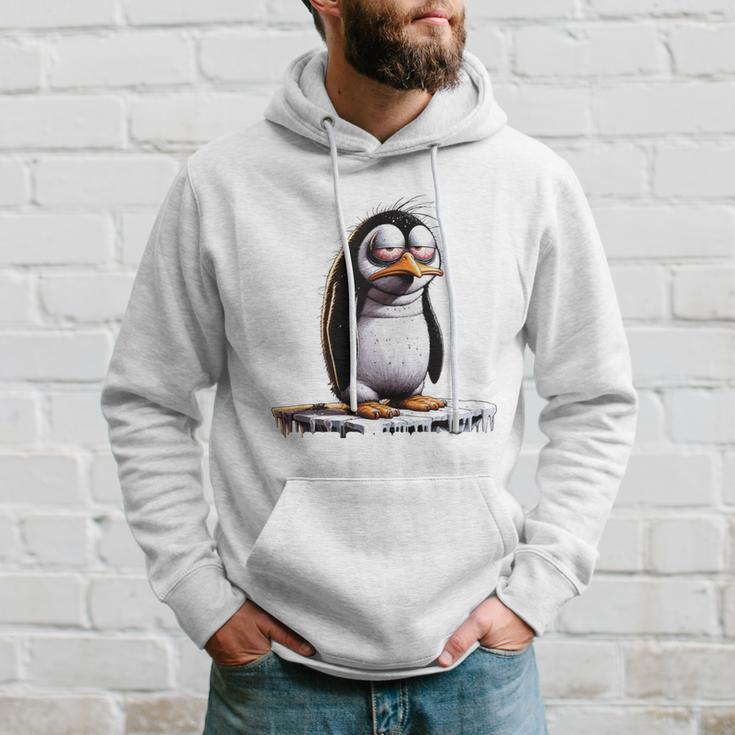 Guten Morgen Ganz Dünnes Eis Saying Penguin Kapuzenpullover Geschenke für Ihn