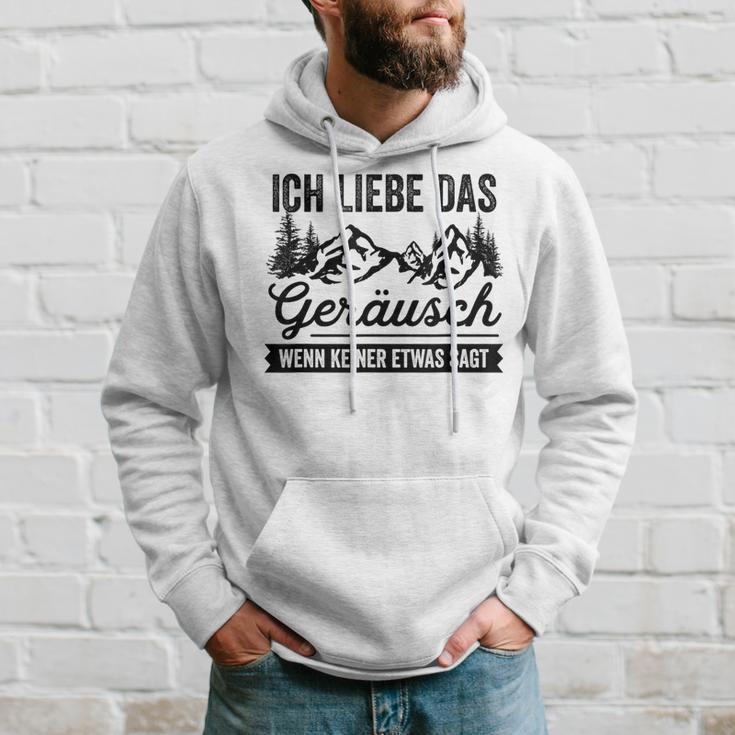 Hiking Ich Liebe Das Noise Wenn Keiner Etwas Sagt Kapuzenpullover Geschenke für Ihn