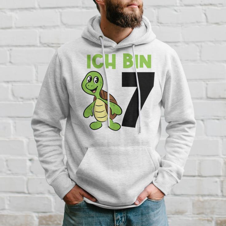 Ich Bin 7 7 Geburtstag Schildkröte Kapuzenpullover Geschenke für Ihn