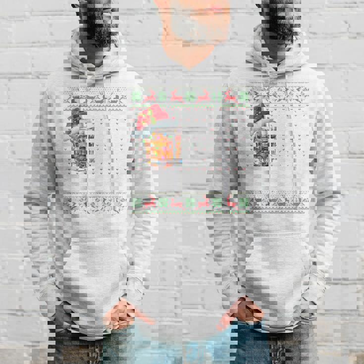 I'm Full Of Holiday Spirit It’S Called Bourbon Ugly Sweater Hoodie Gifts for Him
