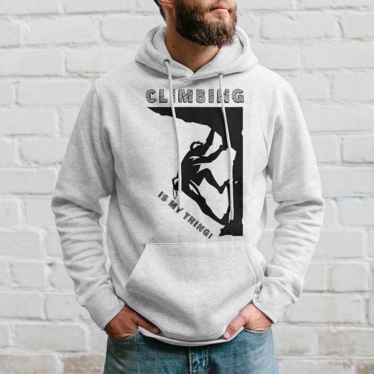 Klettern Ist Mein Ding Kapuzenpullover Geschenke für Ihn