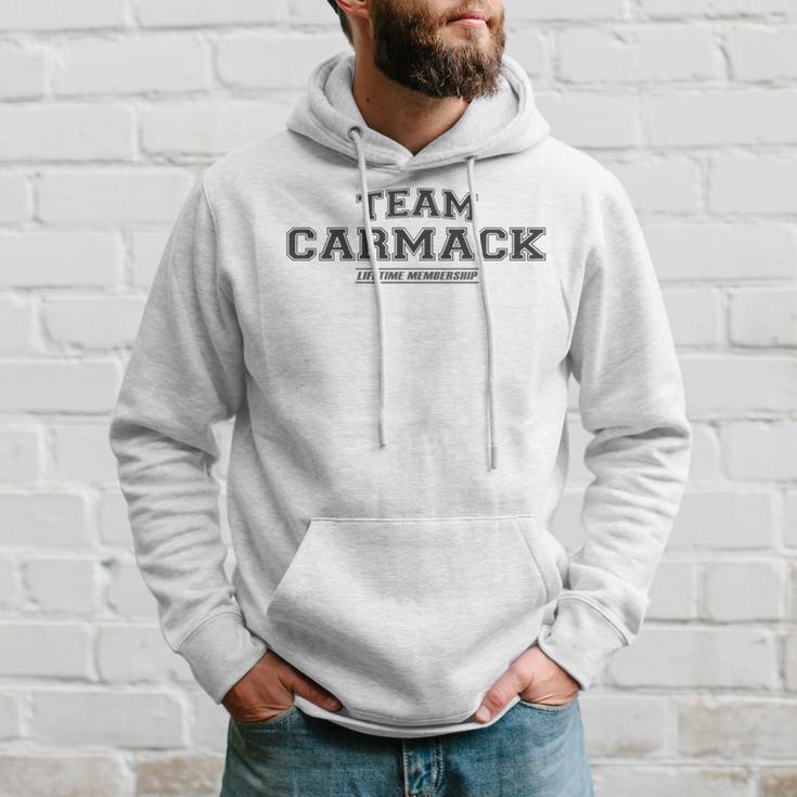 Team Carmack Stolzer Familiennachname Nachname Geschenk Kapuzenpullover Geschenke für Ihn