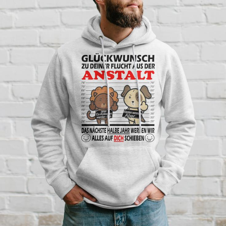 Zum Farewell Glückwunsch Zu Deiner Elucht Aus Der Anstalt Gray S Kapuzenpullover Geschenke für Ihn