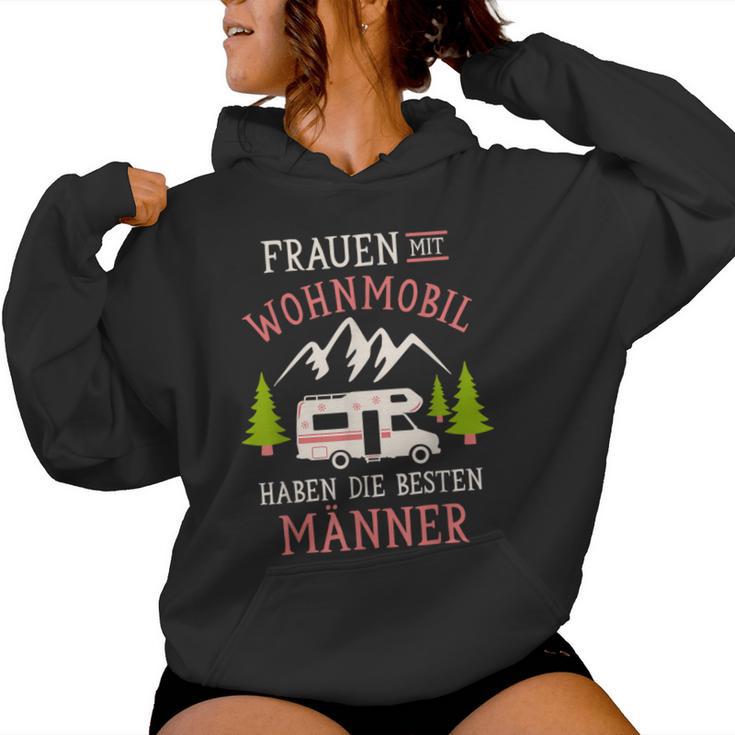 Camping Frauen Mit Wohnmobil Haben Die Besten Männer Camper Kapuzenpullover für Damen