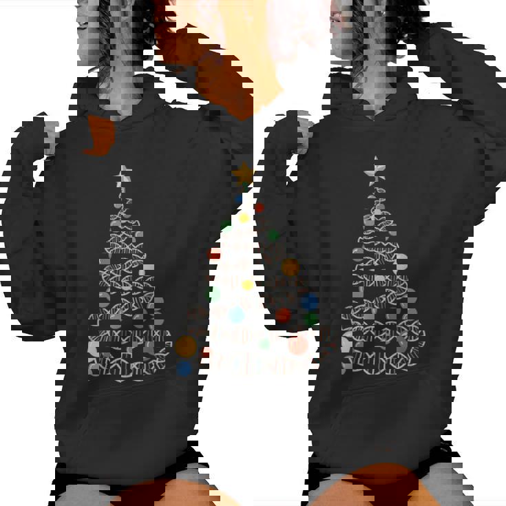 Dna Helix Christmas Tree Scientist Biology Science Teacher Women