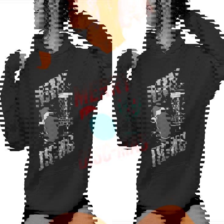 Disc Golf Christmas Disc Golf Xmas Golfer Women Hoodie