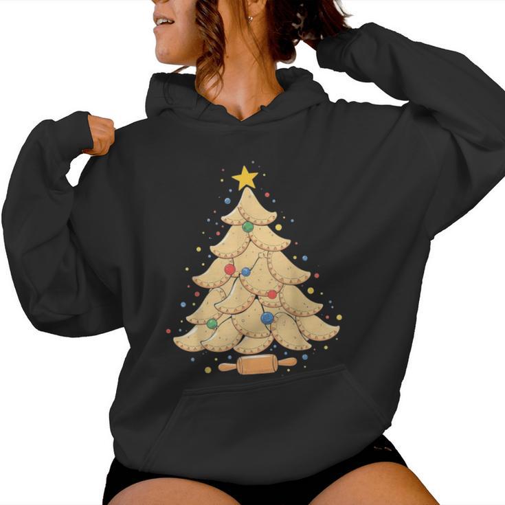 Pierogi Tree Polish Christmas Food Tee Men Women Kids Women's Hoodie