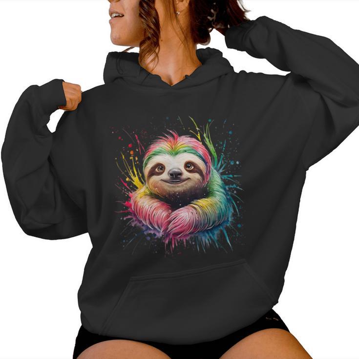 Sloth hoodie women's sale