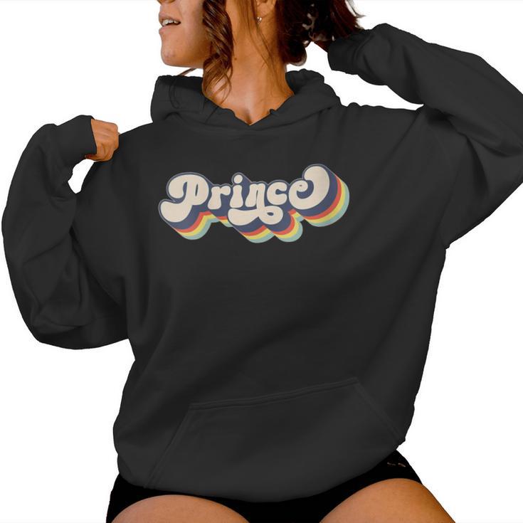 Women's Prince Family Name Personalised Last Name Prince Kapuzenpullover für Damen