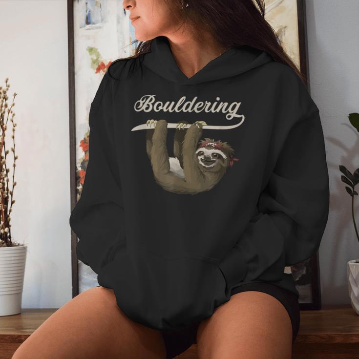 Boulder Sloth Climbing Bouldering Kapuzenpullover für Damen Geschenke für Sie