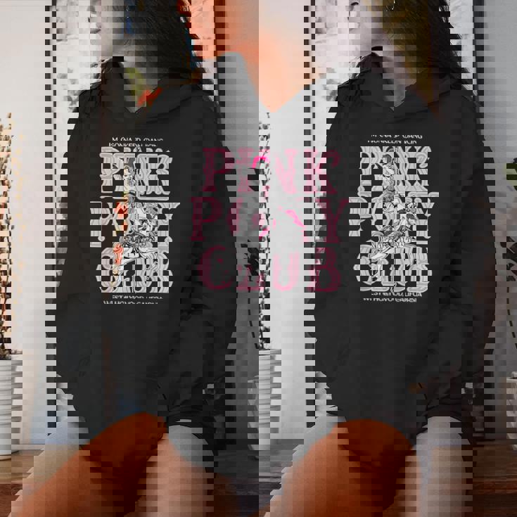 Cute Pink Girl Pony Club I'm Gonna Keep On Dancing Women Hoodie Gifts for Her