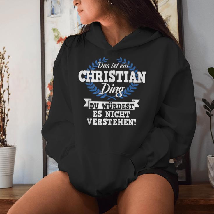 Das Ist Ein Christian Ding Du Würdest Es Nicht Understand Kapuzenpullover für Damen Geschenke für Sie