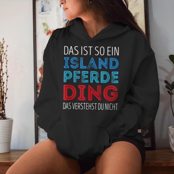 Das Ist So Ein Iceland Horse Ding Daserstandst Du Nicht Kapuzenpullover für Damen Geschenke für Sie