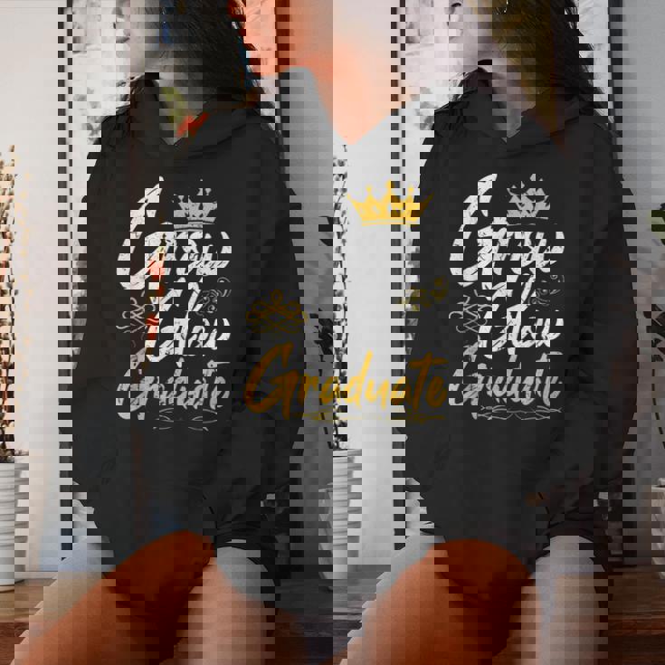 Grow Glow Graduate Student Proud Woman Christmas Women's Hoodie Gifts for Her
