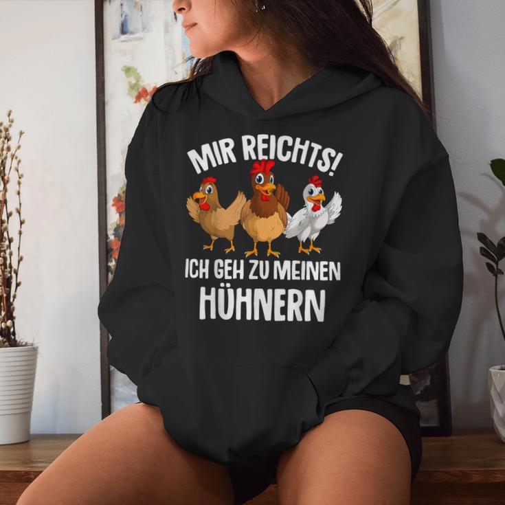 Mir Reichts Ich Geh Zu Mein Hühnern Farmer Chicken Kapuzenpullover für Damen Geschenke für Sie