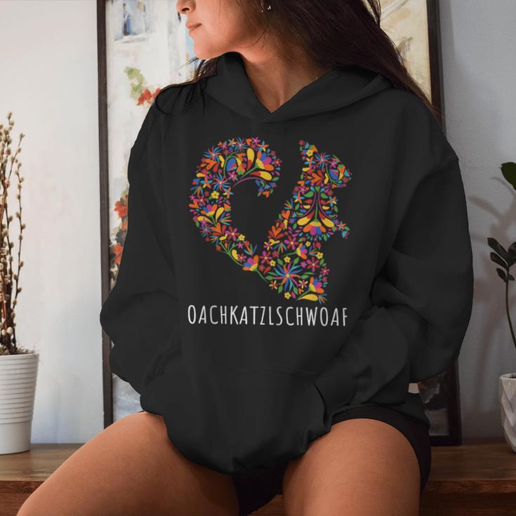 Oachkatzerlschwoaf Squirrel Tail Flowers Kapuzenpullover für Damen Geschenke für Sie