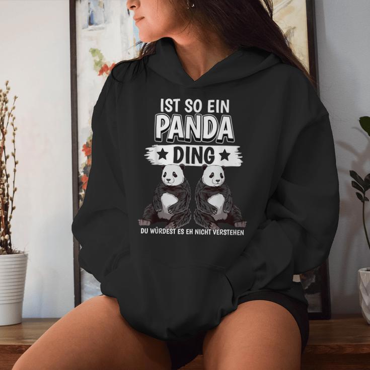 Pandas Pandabär Sachen Ist So Ein Panda Ding Panda Kapuzenpullover für Damen Geschenke für Sie