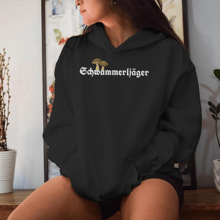 Schwammerl Sammeln Steinmushz Mushroom Collector Sponge's Hunter Kapuzenpullover für Damen Geschenke für Sie