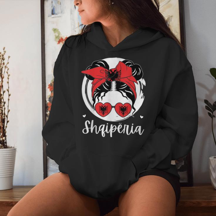 Shqipëria Albania Flagajza Shqiptare Albanian Girl Kapuzenpullover für Damen Geschenke für Sie