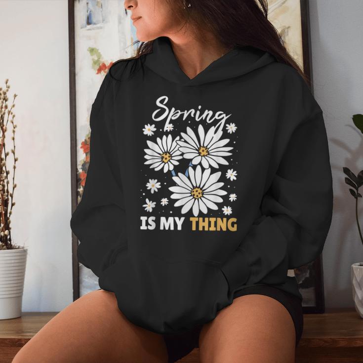 Spring Ist My Ding Daisy Kapuzenpullover für Damen Geschenke für Sie