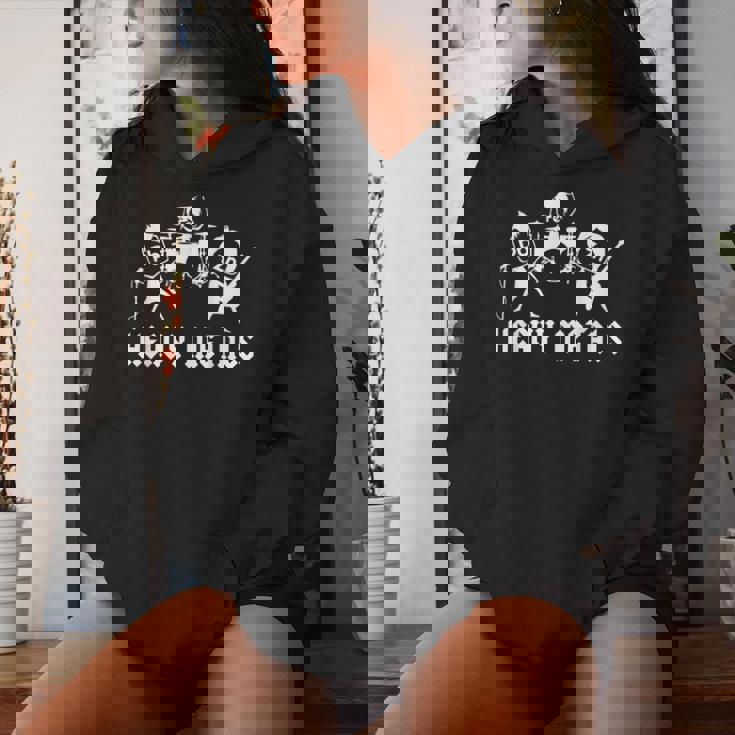 Teacher Saying Heavy Metals Rocks Chemistry Music Love Women Hoodie Gifts for Her