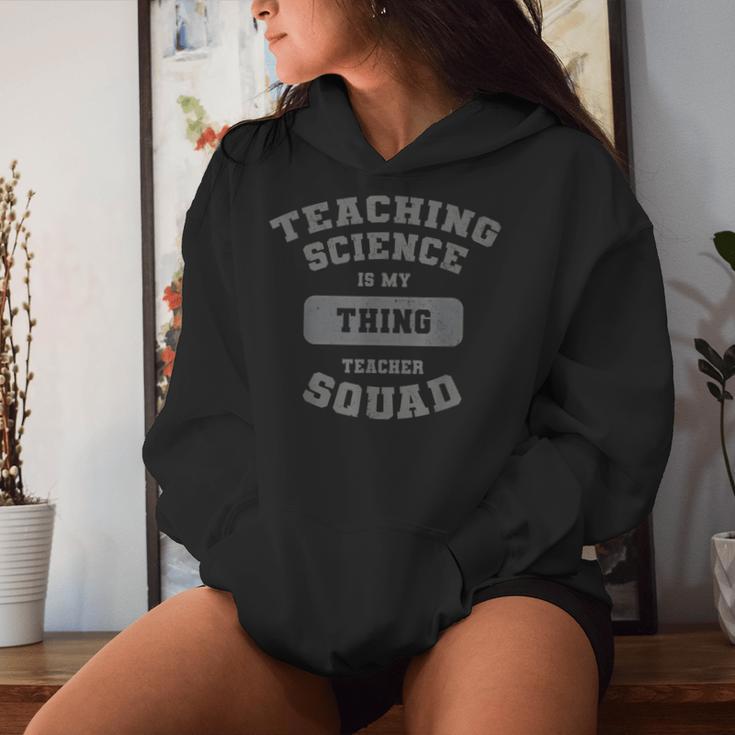 Teacher Squad „Naturwissenschaften Ist Mein Ding“ Kapuzenpullover für Damen Geschenke für Sie