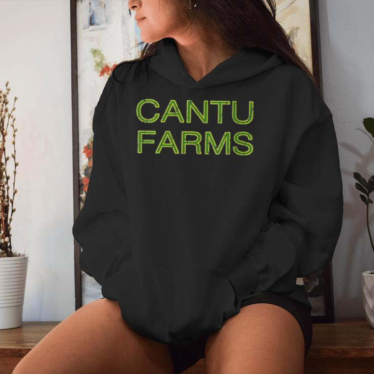 Women's Cantu Farms Squad Family Reunion Last Name Team Kapuzenpullover für Damen Geschenke für Sie