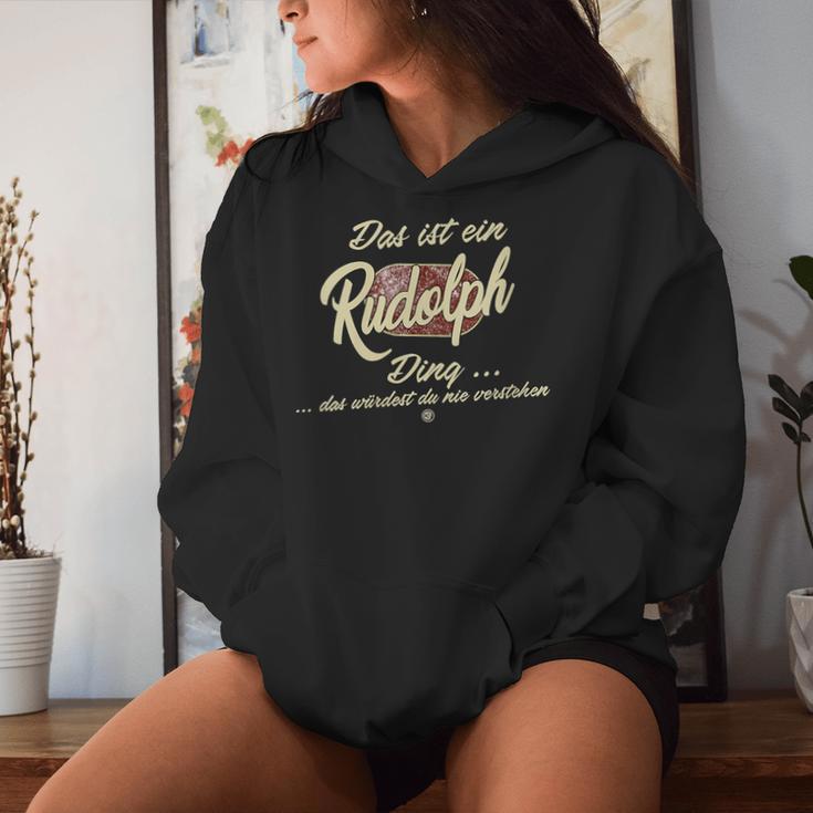 Women's Das Ist Ein Rudolph Ding Family Rudolph With-Neck S Kapuzenpullover für Damen Geschenke für Sie