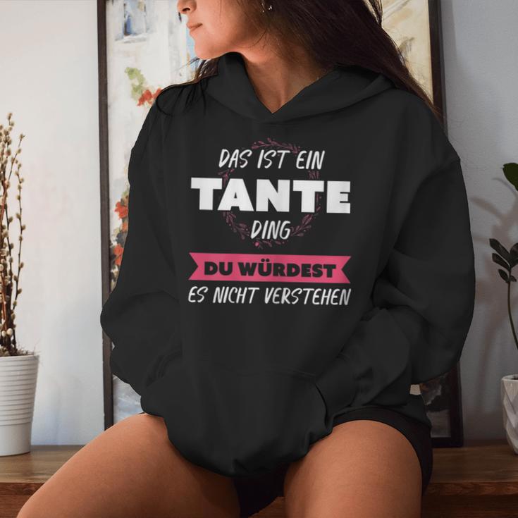 Women's Das Ist Ein Tante Ding Kapuzenpullover für Damen Geschenke für Sie