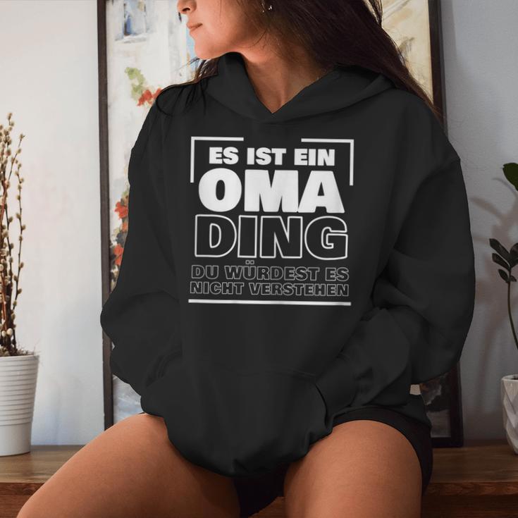 Women's Es Ist Ein Oma Ding Kapuzenpullover für Damen Geschenke für Sie