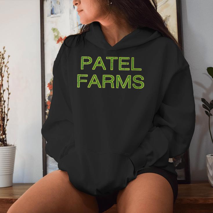 Women's Patel Farms Squad Family Reunion Last Name Team Kapuzenpullover für Damen Geschenke für Sie