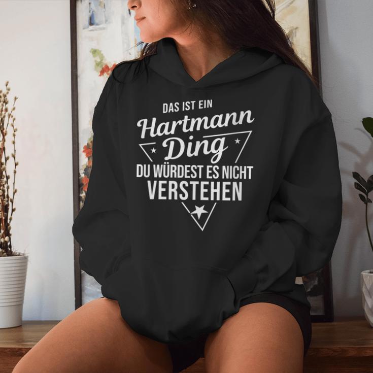 Women's With-Neck Das Ist Ein Hartmann Ding Du Würdest Es Nichterstehen Kapuzenpullover für Damen Geschenke für Sie