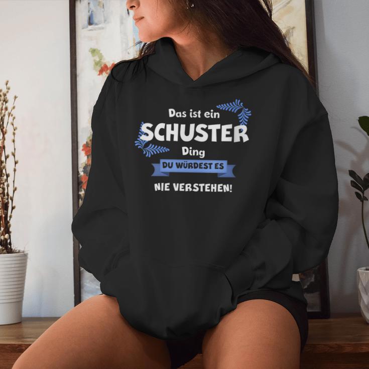 Women's With-Neck Das Ist Ein Schustter Ding Du Wüstst Es Nichtersten Kapuzenpullover für Damen Geschenke für Sie