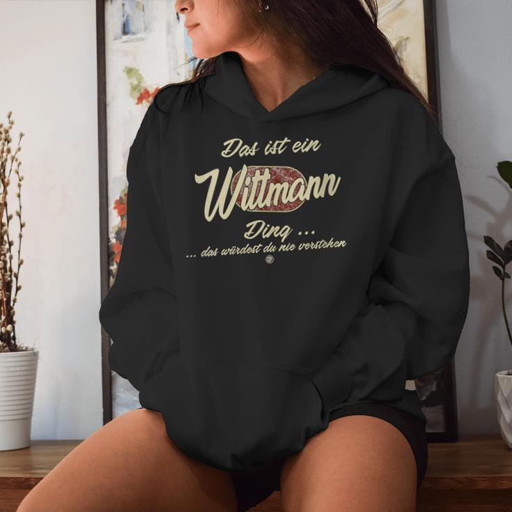 Women's With-Neck Das Ist Ein Wittmann Ding Family Wittmann Kapuzenpullover für Damen Geschenke für Sie